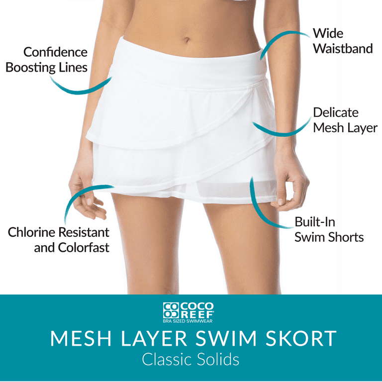 Coco reef layered swim skirt sale