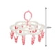 thumbnail image 3 of Colgador de Tela JShteea para Calcetines Plegable 16 Clips Rosa, 3 of 5