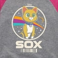 thumbnail image 3 of Lightyear - Sox - Toddler And Youth Girls Raglan Graphic T-Shirt, 3 of 5