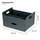 thumbnail image 2 of Organizador de escritorio AGBOX con 1 cajón Color azul Ideal para oficina y Hogar Multiusos, 2 of 4