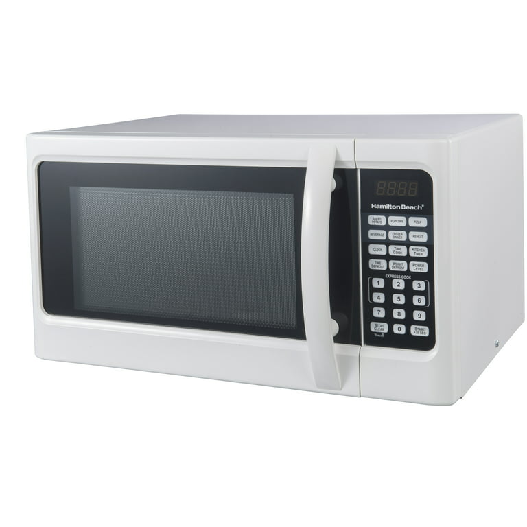 Hamilton Beach 1.1 cu ft Microwave with LED Display, White 