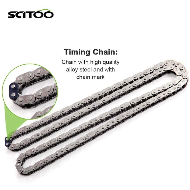 SCITOO Timing Chain Kit For MINI COOPER 2007-2010 1.6L - Includes Chain, Tensioner, Guides, Gears