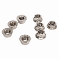 thumbnail image 5 of 40-Pack M10x1.25mm Hex Flange Nuts, Stainless Steel, Corrosion-Resistant Fine Thread Nut Set, 5 of 5