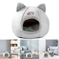 thumbnail image 4 of Bed for Indoor Cats Small Dogs Cat Calming Covered Sleeping House for Kittens M 33CM, 4 of 8