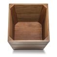 thumbnail image 4 of Teak Waste Basket Large, 4 of 5