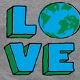 thumbnail image 3 of Instant Message - Earth Day - LOVE - Toddler & Youth Girls Raglan Graphic T-Shirt, 3 of 6