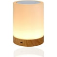 thumbnail image 2 of Lámpara de noche LED, lámpara de mesa de ambiente regulable para sala de estar de dormitorio, luz nocturna portátil de 16 colores con luz blanca cálida y regalos que cambian de color Ofspeizc LN-0084, 2 of 8