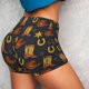thumbnail image 4 of Balery Wild West Golden Horseshoe Pantalones cortos de entrenamiento estampados para mujer, sin costuras, ajustados, para gimnasio, yoga, correr, deportes, ejercicio activo, fitness.-Large, 4 of 8