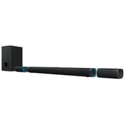 iLive v5.1 Bluetooth 4.1 Channel 45 Soundbar with Wireless Subwoofer and Satellite Speakers, ITBSW423B, Black