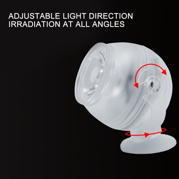 Aquarium Lumière, Aquarium LED Coloré Gradient Projecteur Télécommande Étanche Spot de Nuit Submersible RGB Coloré Changeant de Lumière