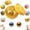 B#Gold, variant on Mystery Dumpling Squishies Giant Steamed Bun Tool with Box Stress Ball Fidget for Adults Glitter Decompression 3.94 inches