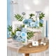 thumbnail image 2 of Flores artificiales de seda azul Serwalin para boda, 2 of 7