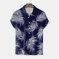thumbnail image 5 of Mens Hawaiian Shirt Short Sleeve Button Down Shirts Tropical Floral Summer Beach Shirts,S-3XL, 5 of 7