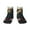 1 Black, variant on Colorful Ink Cute Horse Pattern Quarter Crew Socks,Toe Seamed Ankle Socks,Cotton Cushioned Breathable Athletic Crew Sports Socks