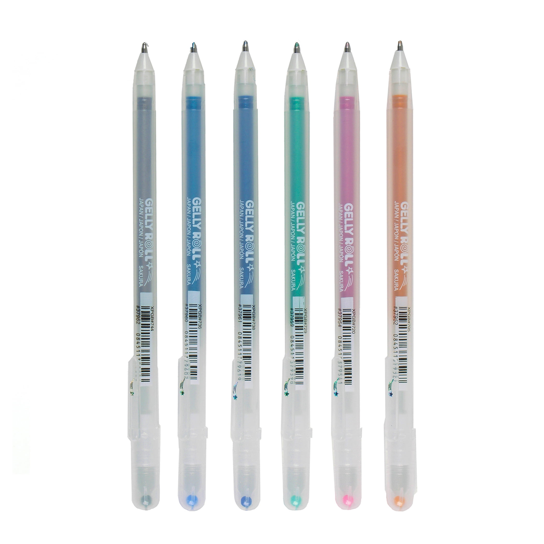 6 Sakura Pens, Sakura Gelly Roll Stardust Meteor Coloring Pens 1mm Bold  Line. Anime, Manga, Illustration, Drawing, Scrapbooking, Shading 