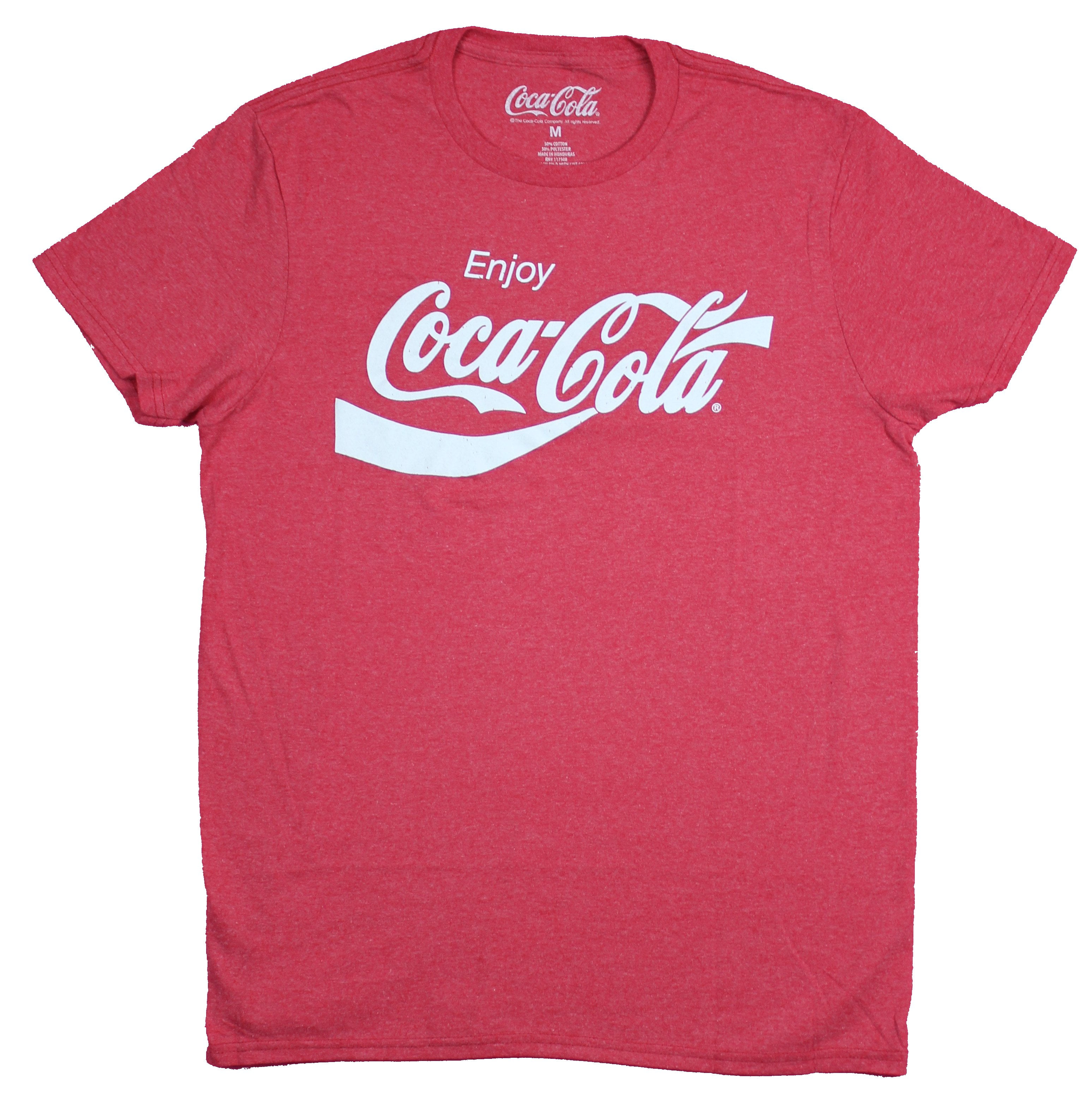 Coca-Cola  Red Long Sleeve Tee T-shirt w/ Faded Coca-Cola Logo X-Large XL 