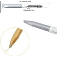 thumbnail image 2 of 1 Set Metallic Markers Paints Pens Acrylic Paint Pens 10PCS 2 Colors Gold & Silver Signature Pen for Painting Scrapbook Album Rock Painting Ceramic Glass Wood DIY Craft Making Supplies, 2 of 7