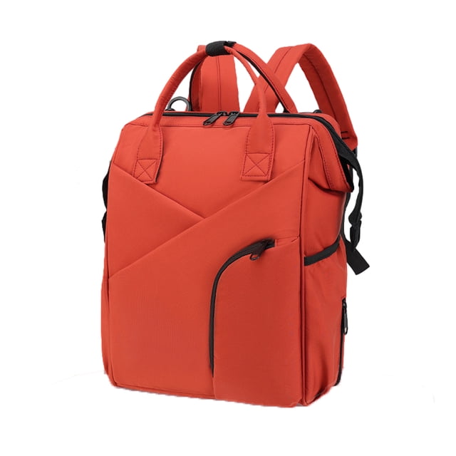 Bolsa de pañales Cateissary unisex y multiusos para cochecito de bebé Rojo
