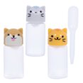 thumbnail image 4 of 1 Set Portable Mini Sauce Bottle Condiment Bottle Small Animal Shaped Bottles, 4 of 9