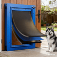 thumbnail image 3 of Automatic Adjustable Plastic Dog and Cat Door, Large, 20.00’’ x 13.31’’ x 4.45’’, Blue, 3 of 5