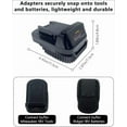 thumbnail image 3 of Adapter for Ridgid AEG 18V Battery to for Milwaukee M18 18V Cordless Tools, Use for Ridgid 18V Platform Batteries (Adapter Only), 3 of 10