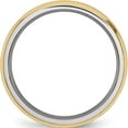 thumbnail image 2 of Titanium Brushed Yellow Ip-Plated 5mm Beveled Edge Band (Size 12.5) Made In China tb311-12.5, 2 of 5