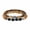 Coffee, variant on Men Women Tigers Eye Lava Stone Beads Beaded Couple Bracelet Yoga Meditation-Black