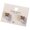 big pearl bear, variant on Coffee Flocking Bear Earrings Comfortable Ear Studs Student Fashion Accessories for Daily Commute or Social Event