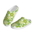 thumbnail image 2 of Lsque Kiwi Lemon Pattern Womens Comfort Cotton on Scuff With Memory Foam and Anti-skid Sole Slipper-40/41, 2 of 7