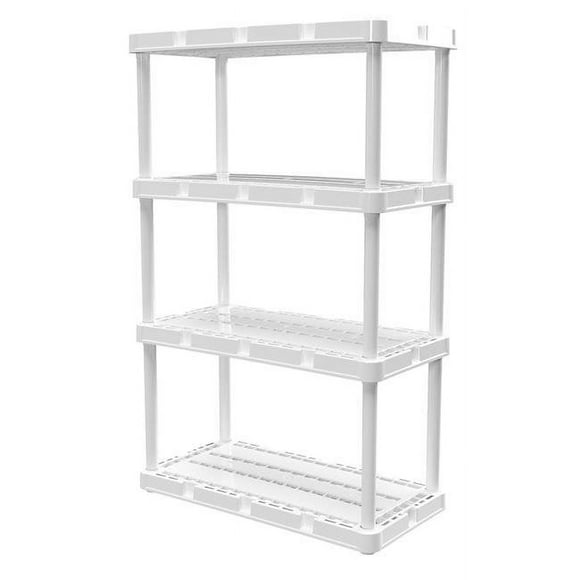 Gracious Living 5013642 Knect-A-Shelf 48 x 24 x 12 in. Resin Shelving Unit