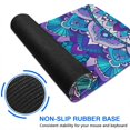 thumbnail image 6 of Long Mouse Pads for Desk,Purple Ethnic Mandala Pattern Desk Mats on Top Of Desks, Desk Mouse Pad Extra Large with 3mm Non-Slip Base and Stitched Edge for Gaming,Office,Work,Home 31.5"x11.8", 6 of 6