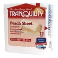 thumbnail image 2 of Tranquility Peach Sheet Disposable Underpad Heavy Absorbency Super Absorbent Polymer 21.5X32.5" 2074 96 pads, 2 of 3