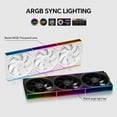 thumbnail image 4 of Ventiladores para gabinete de PC Thermalright TL-M12QW X3 de 120 mm PWM ARGB, paquete de 3, 4 of 9