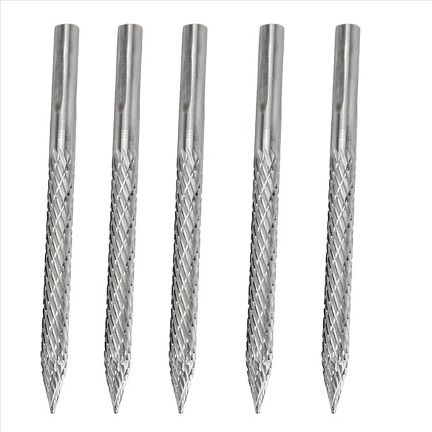 5X Brocas Acero Alto Carburo 3/16 Pulgadas y 4,5 Mm, Escariadores Neumáticos, Cortadores Carburo, Limas Rotativas, Escariadores, Cortador Alambre, Herramienta Reparación Neumáticos