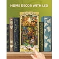 thumbnail image 3 of Book Nook Kit Jioustoy Book Nook con funda antipolvo para adultos, 3 of 7