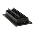 thumbnail image 7 of Achtek 4"x10"Duct (Overall 5-1/2"x11-3/4") Solid Cast Aluminum Black Powder Coated Floor Vent Cover | Steel Metal Louver, 7 of 7