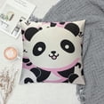 thumbnail image 2 of Nawypu  Seamless Cute Panda Throw Pillow Covers Decorative Panda Pillow Cases Panda Face Hello Cushion Case for Sofa Bedroom Cushion Home Decor, 2 of 5
