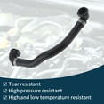 thumbnail image 5 of Unique Bargains Radiator Hose Heater Hose Radiator Outlet Hose Pipe No.64219308346 for BMW 530e 2018-2020 2.0L Electric/Gas Rubber Coolant Pipe Black 1 Pc, 5 of 6