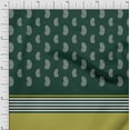 thumbnail image 1 of Soimoi Georgette Viscose Fabric Check,Stripe & Paisley Panel Print Fabric by The Yard 42 Inch Wide, 1 of 1