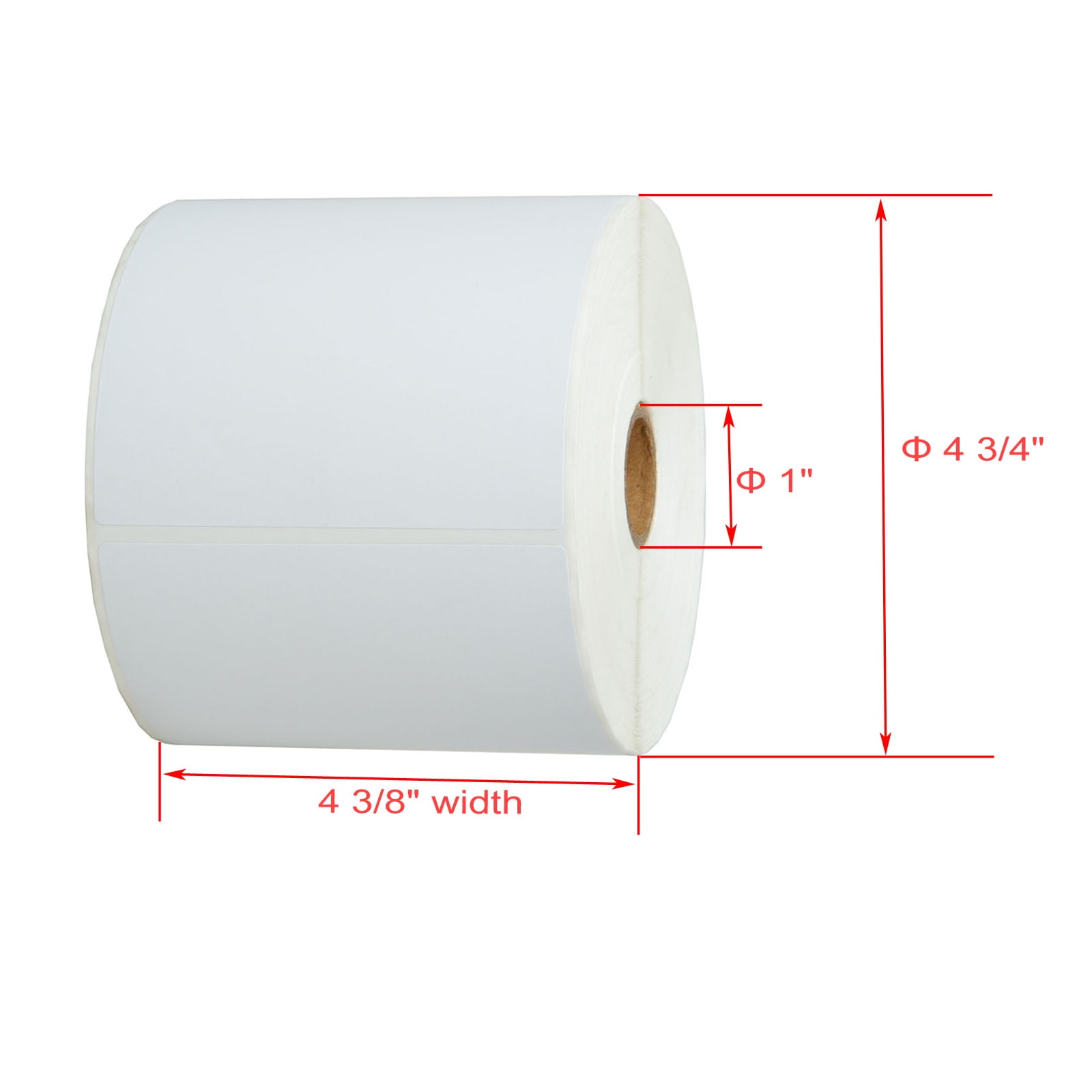 GREENCYCLE 8 Roll (500 Labels/Roll) Compatible Direct Thermal Paper Label 4 x 6 inch 1'' Core Blank Shipping Address Barcode Multi-function Labels For Zebra GK420D LP-2622 TLP-2844 Label Printer