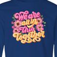 thumbnail image 4 of Inktastic Inspirational Quote We are all in This Together Long Sleeve Youth T-Shirt, 4 of 5