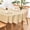 Beige, variant on ANHXN Oval Tablecloth 60 x 84 Inch Washable Fabric Table Cloth Solid Beige Table Cover for Dining Wedding Party Banquet Tabletop Decoration