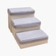 thumbnail image 3 of Escaleras para perros, rampa interior, escalera para mascotas, caja de almacenamiento suave, escalones antideslizantes 3 Escalera 60x35x30cm, 3 of 9