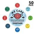 thumbnail image 2 of Koyal Wholesale Social Distancing We Care, We Are All In This Together Business Signs, 50 Labels, Vinyl Sticker Decals, 2 of 5