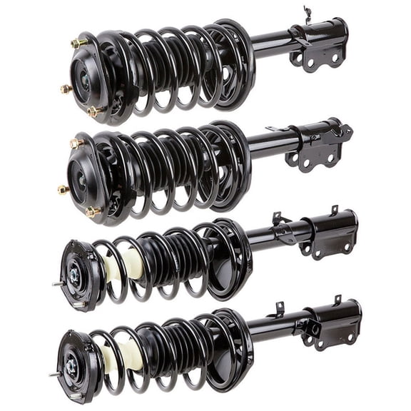 For Geo Prizm 1993-1997 New Complete Front Rear Strut & Spring Assembly - BuyAutoParts