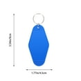 thumbnail image 2 of Miangastore 10Pcs Plastic Key Labels Key Chain ID Name Tags Key Identifiers for Luggage Bag, 2 of 9