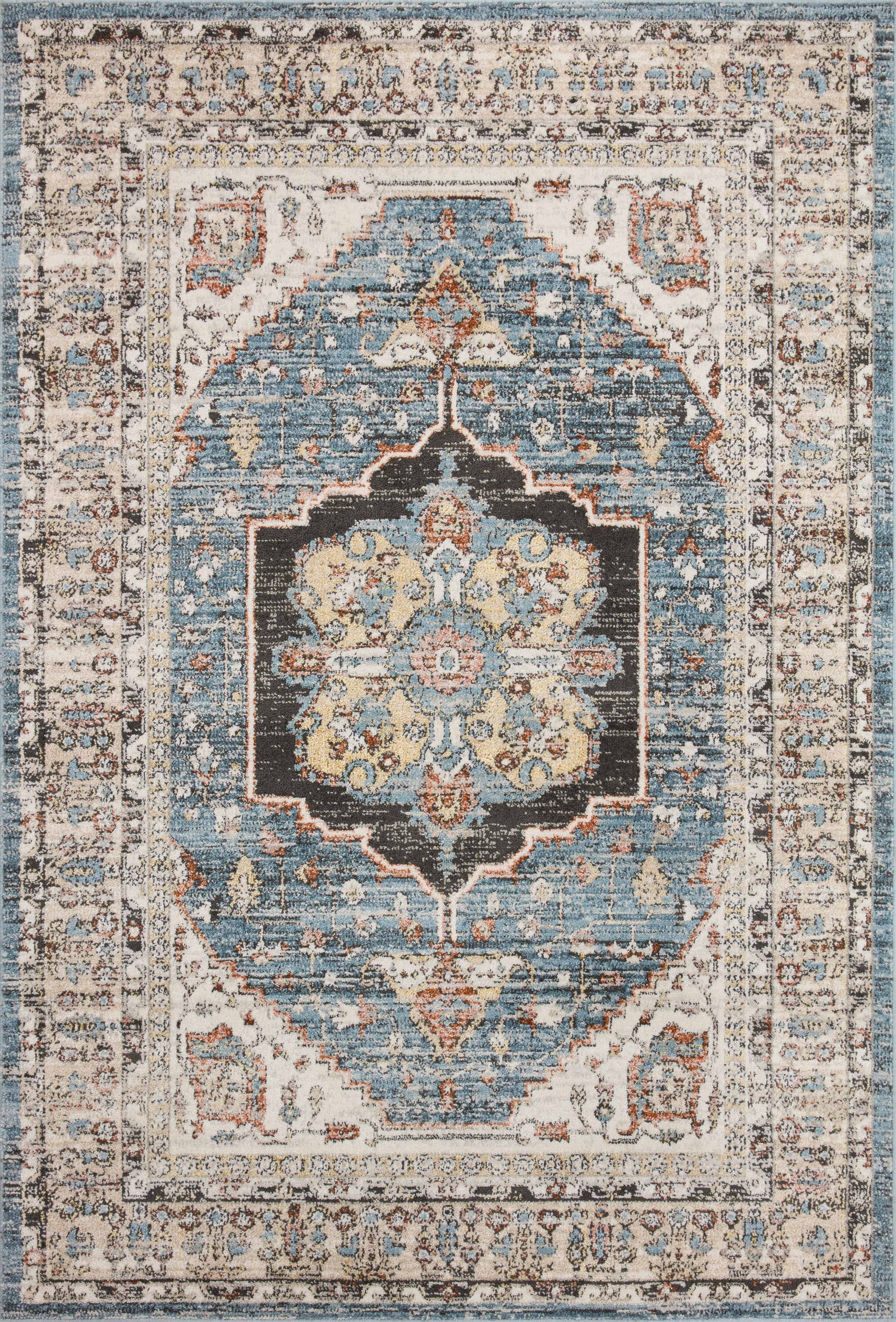 Loloi Odette Sky / Multi 5'-3" x 7'-9" Area Rug