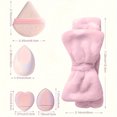 thumbnail image 3 of CHUANK 11-Piece Makeup Sponge and Powder Puff Set with Headband  Soft Triangular Mineral Powder Puffs for Face Makeup  Pure Cotton Blender Tools for Creams  Powders  and Concealer Applica, 3 of 6
