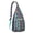 Greenish-blue-49, variant on Ethnic Mandala Elephant Sling Bag - Bohemian Floral Print (Multi-Pocket Organized, Adjustable & Waterproof)