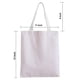 thumbnail image 4 of GiftExpress Paquete de 26 bolsas de lona a granel, bolsas de algodón para bordado, manualidades, proyectos de bricolaje, bolsas de damas de honor, bolsas de compras reutilizables, 13 x 11 pulgadas (pa, 4 of 5